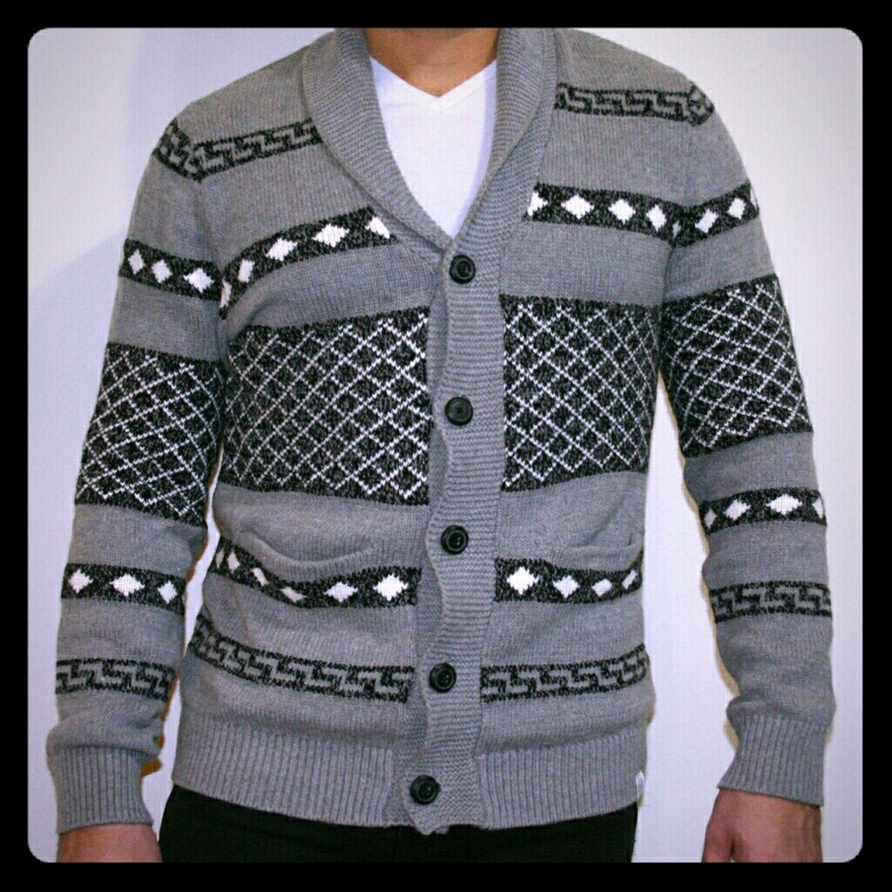 Lucky Brand Men's Cardigan Sweater Size M